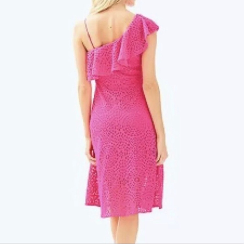 NWOT Lilly Pulitzer Crochet Lined Dress Size 00 - Picture 2 of 8